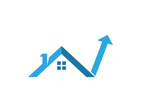 Real estate and building home logo vectorのイラスト素材