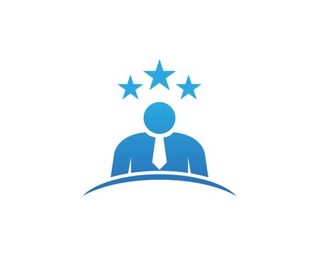 Busieness people logo vector templateのイラスト素材