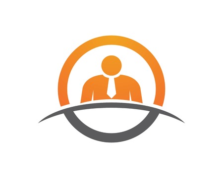 Logo template - successful peopleのイラスト素材