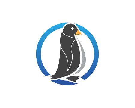 Penguin Bird Logo Design Templateのイラスト素材