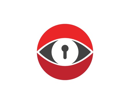 Eye Key Logo design temlateのイラスト素材