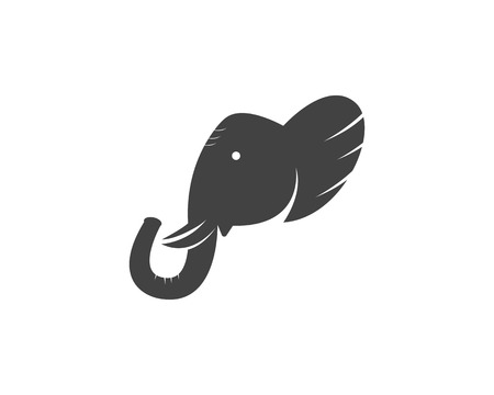 Elephant logo vector design templateのイラスト素材