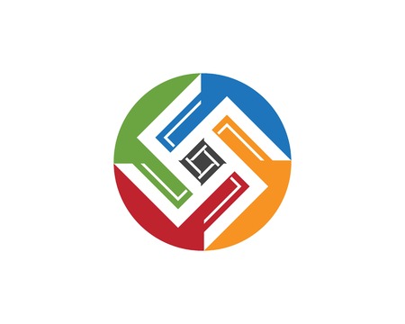 Real estate and home buildings logo icons templateのイラスト素材