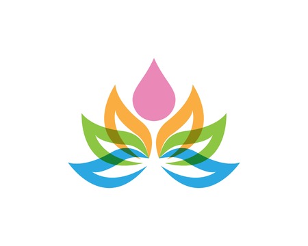 Flower beauty spa vectorのイラスト素材
