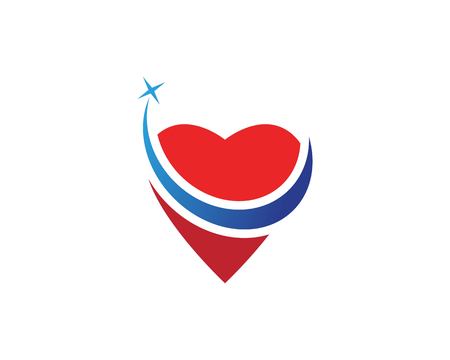 Love icon logo vectorのイラスト素材