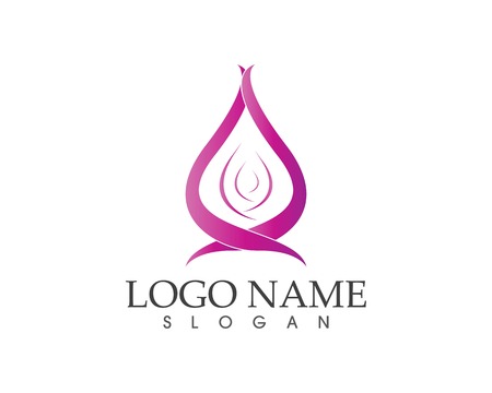 Flower beauty spa logo vector templateのイラスト素材