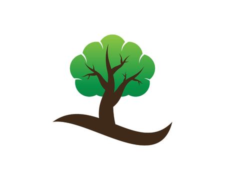 Tree icon logo vector illustrationのイラスト素材
