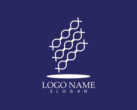 Barbed wire icon logo vector templateのイラスト素材