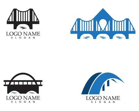 Bridge logo vector templateのイラスト素材