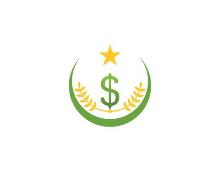 Business fianance logo vector illustrationのイラスト素材