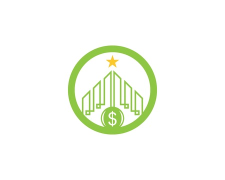 Business finance logo - vector concept illustration
のイラスト素材