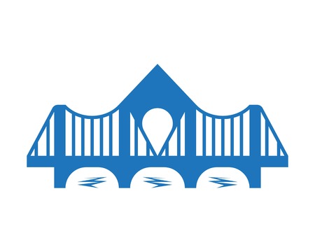 Bridge logo vector templateのイラスト素材