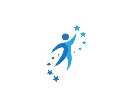 Success people logo design vector templateのイラスト素材