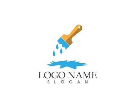 Painting logo vector templateのイラスト素材