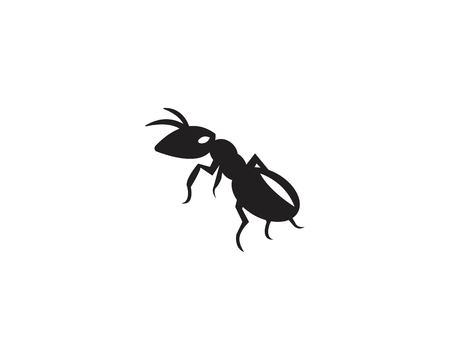 Ant logo template vector illustration designのイラスト素材