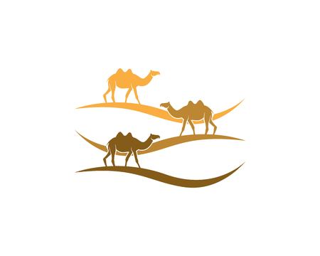 Camel icon logo design vector illustrationのイラスト素材