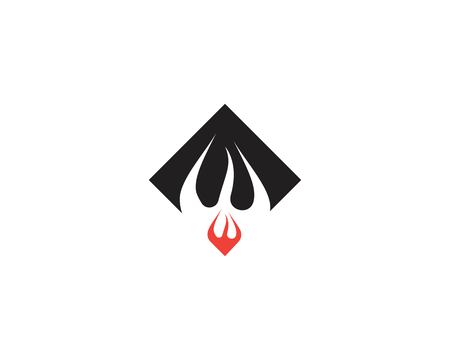 Fire flame icon vector illustrationのイラスト素材