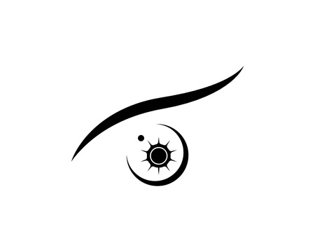 Eye care health logo templateのイラスト素材