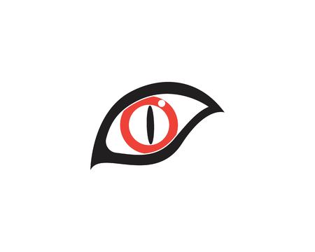 Eye care health logo templateのイラスト素材