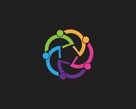 Community care logo templateのイラスト素材