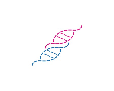 DNA genetic icon templateのイラスト素材