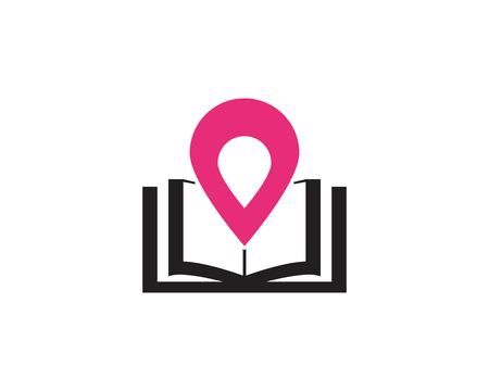 Book map icon and symbolのイラスト素材