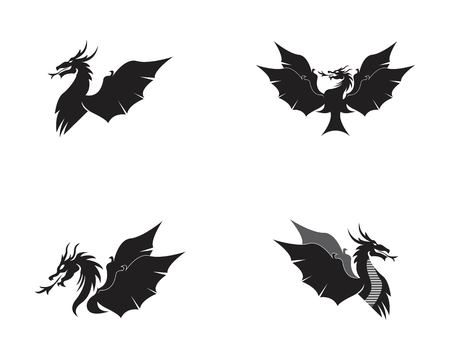 Dragon icon vector illustrationのイラスト素材