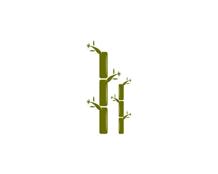 Bamboo icon vector illustrationのイラスト素材