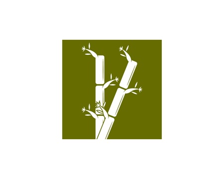 Bamboo icon vector illustrationのイラスト素材