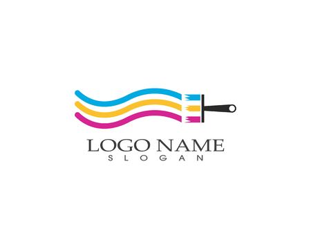 Paint icon business logo vectorのイラスト素材