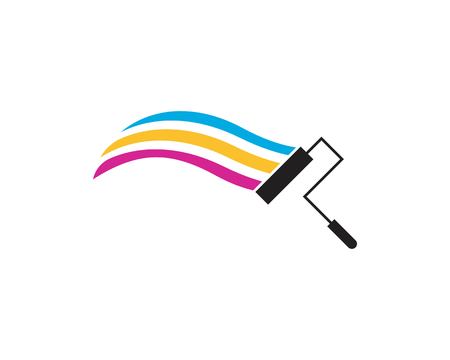 Paint icon business logo vectorのイラスト素材