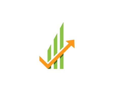Business finance logo design vectorのイラスト素材