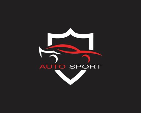 Auto car logo design vectorのイラスト素材