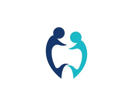 Health dental care logo vectorのイラスト素材