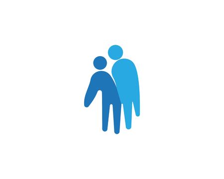 Hand care logo design vector illustrationのイラスト素材