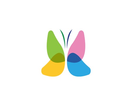 Beauty Butterfly Vector icon designのイラスト素材