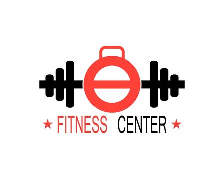 Vector object and Icons for Sport Label, Gym Badge, Fitness Logo Designのイラスト素材