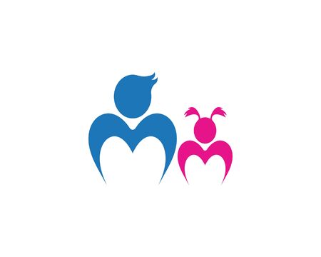 kids concept vector illustration icon designのイラスト素材