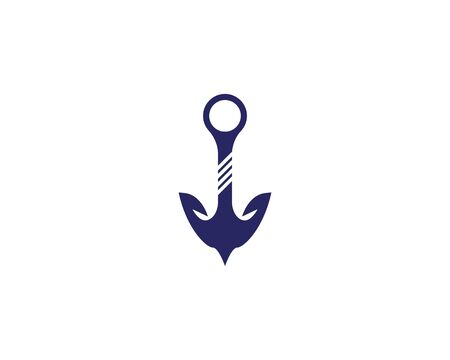 Anchor icon and symbol vector illustrationのイラスト素材