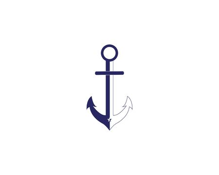 Anchor icon and symbol vector illustrationのイラスト素材