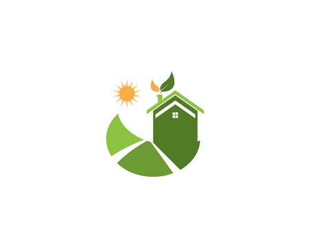 Building home nature icon vector illustrationのイラスト素材