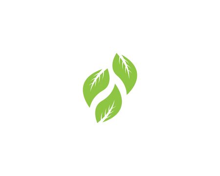 Nature leaf icon and symbol vector illustrationのイラスト素材