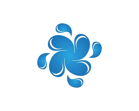 Water drop icon and symbol vector templateのイラスト素材