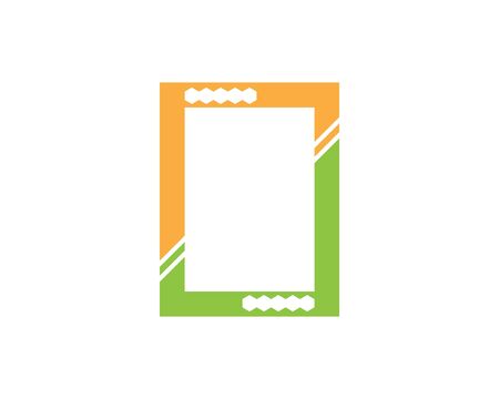 Frame art design stock vector templateのイラスト素材