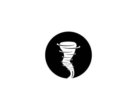 Tornado logo symbol vector illustration designのイラスト素材