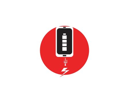 Smart phone connectivity icon logo design templateのイラスト素材