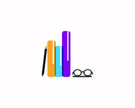 Book icon and symbol vector illustrationのイラスト素材