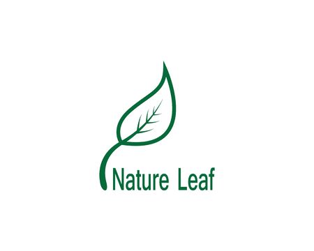 Nature leaf icon and symbol vector illustrationのイラスト素材