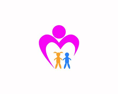 kids concept vector illustration icon designのイラスト素材