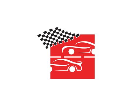 Auto car race logo vector templateのイラスト素材